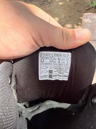 Patines 4 en linea fr skate SL 7 con etiqueta