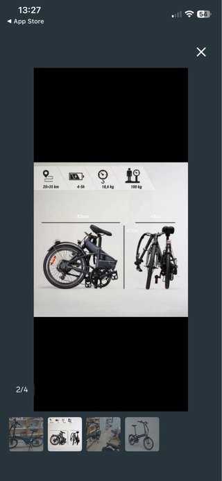 Bicicleta eléctrica plegable Oxilane