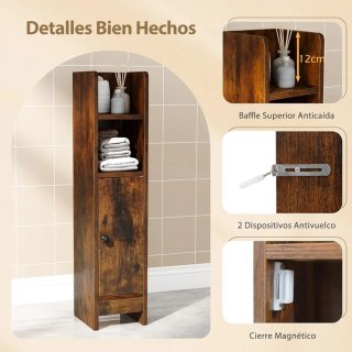 COSTWAY Armario del Suelo para Baño