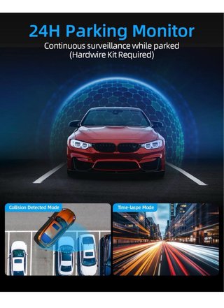 Cámara Coche Q20 Dual Dashcam 4K WiFi