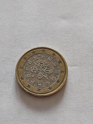 Moneta da 1 Euro Portogallo 2002