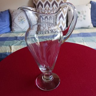 Jarra de Cristal con Grabado