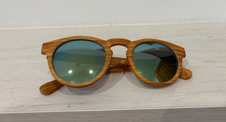Gafas de Sol con Montura de Madera