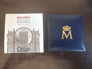 Moneda 10 Euros 2018 Universidad de Salamanca