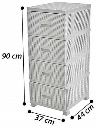 Cajonera, Plástico, 4 Cajones precio Outlet