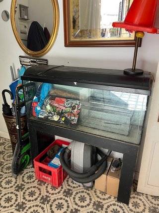 Acuario con Mueble Soporte
