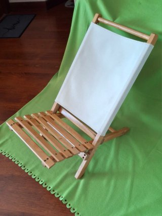 Silla baja plegable