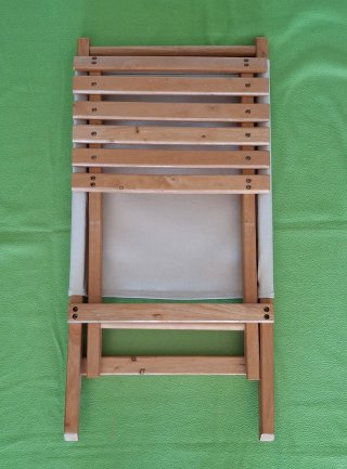Silla baja plegable