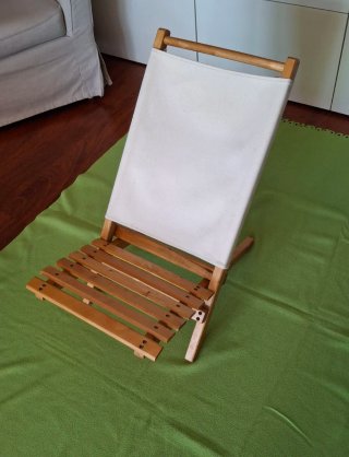 Silla baja plegable