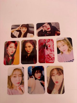 Red Velvet Photocards (PCs)