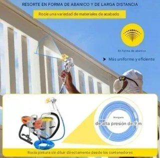 Pulverizador pintura VEVOR pared 1800W Precintado