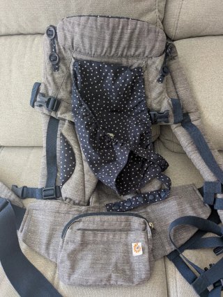 Mochila Portabebés Ergobaby Gris Estrellas