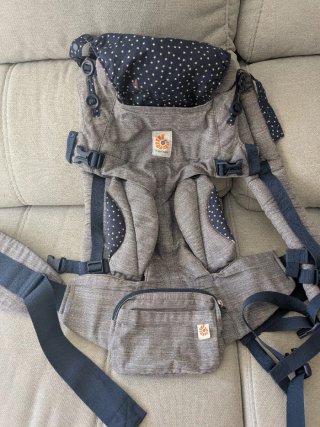 Mochila Portabebés Ergobaby Gris Estrellas