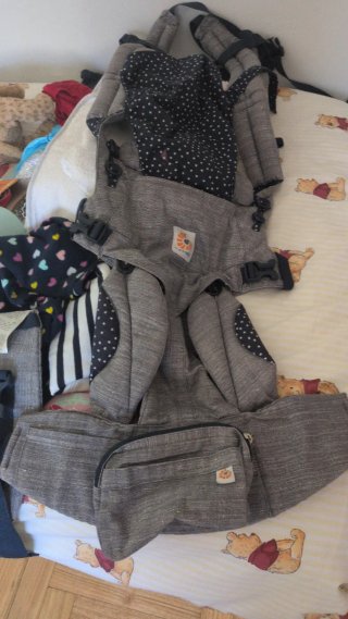 Mochila Portabebés Ergobaby Gris Estrellas