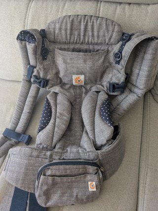 Mochila Portabebés Ergobaby Gris Estrellas