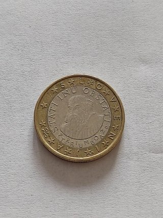 Moneta 1 Euro Slovenia 2007 Primož Trubar
