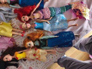 Lote de 18 Muñecas Princesas Disney