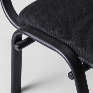 Silla Confidente Negra para Oficina