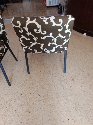 Juego de 2 sillones con estampado