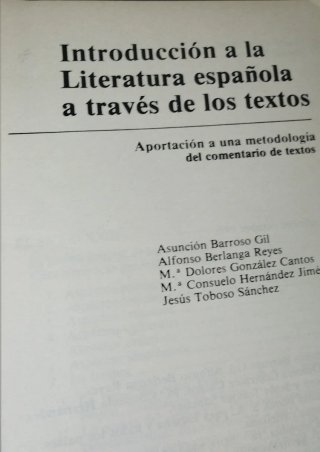 Introducción a la literatura española a través ...