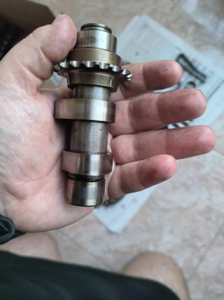 Árboles de levas HD Dyna Fat Bob 96 con cadenas.