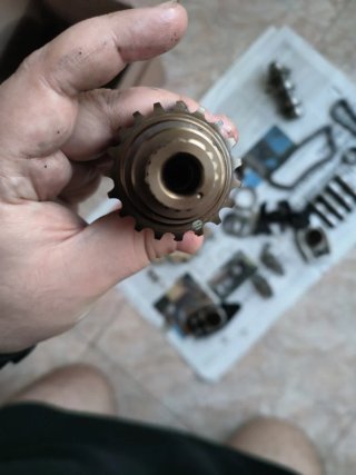 Árboles de levas HD Dyna Fat Bob 96 con cadenas.