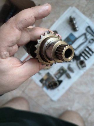 Árboles de levas HD Dyna Fat Bob 96 con cadenas.