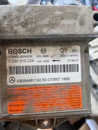Modulo Airbag Bosch 0 285 010 224 Vito 639