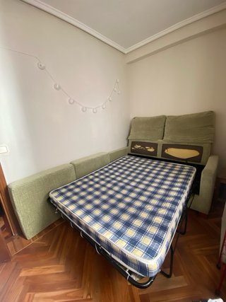Sofá cama 2 plazas verde claro