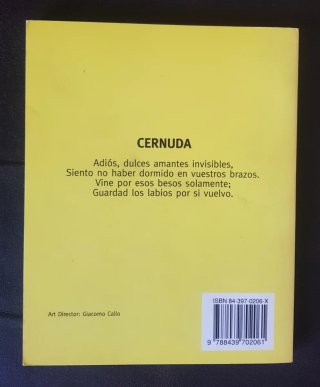 LOTE Libros de Poesía Cernuda + Marwan