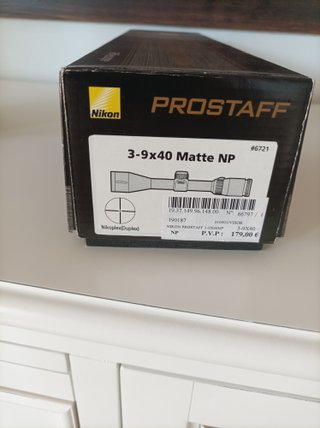 Visor de tiro  Nikon Prostaff 3-9x40 Matte NP