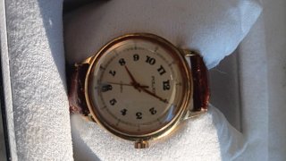 Orologio sovietico Poljot placcato oro
