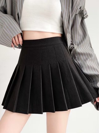 Falda Colegiala Negra