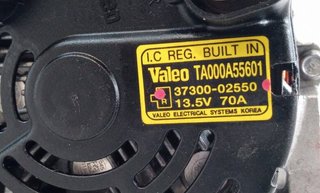 3730002550 alternador ford fusion (cbk) 531651