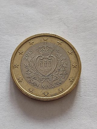 Moneta 1 Euro San Marino 2015
