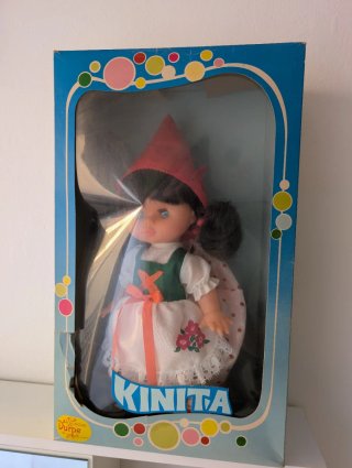 Muñeca Kinita Durpe Vintage 38 cm