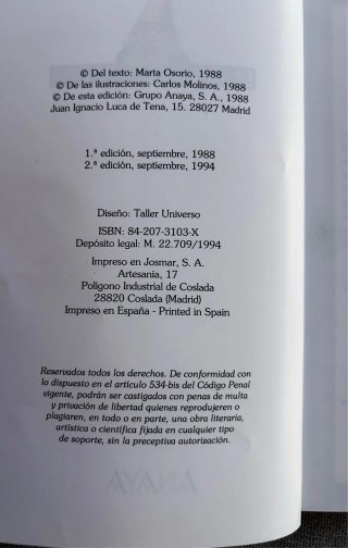 Romaníes Marta Osorio 1994 El Duende Verde