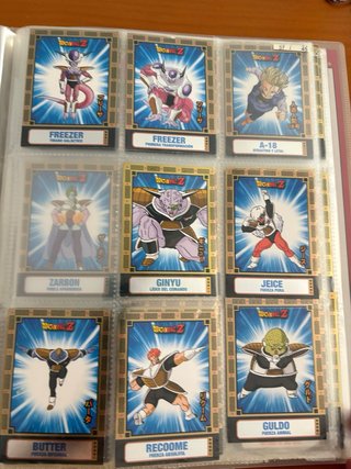 Álbum Trading Cards Dragon Ball Z Fusión.