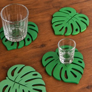 Posavasos hoja monstera