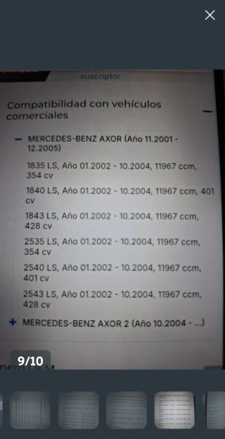 Bomba dirección Mercedes Axor Unimog