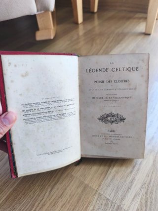 Libro antiguo 1864 sobre la Cultura Celta