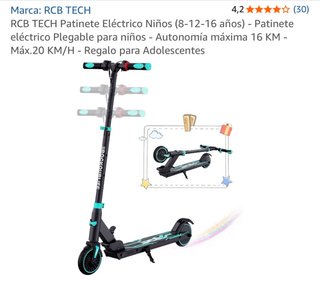 Patinete Eléctrico RCB TECH Niños