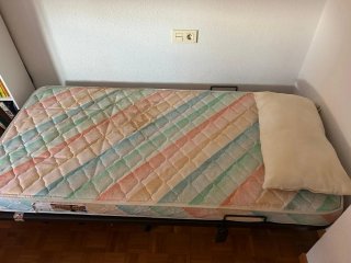Somier 90 Articulado con Mando+Colchón+almohada