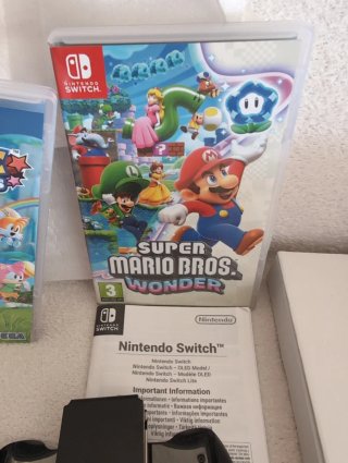 Nintendo Switch OLED Blanca + Juegos