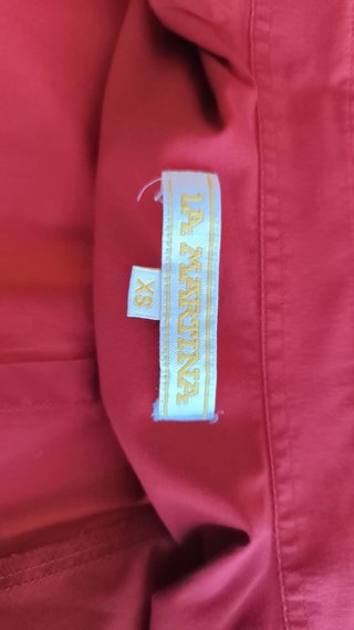 Camisa de vestir La Martina roja Talla XS