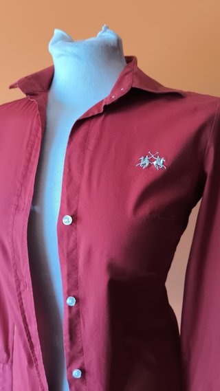 Camisa de vestir La Martina roja Talla XS