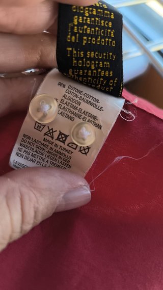 Camisa de vestir La Martina roja Talla XS