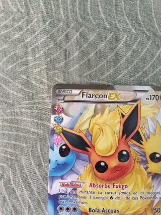 Carta Pokémon Flareon EX RC28 Generaciones