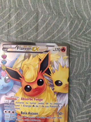 Carta Pokémon Flareon EX RC28 Generaciones