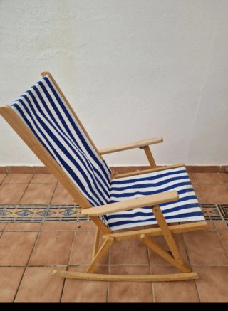 Mecedora Plegable de Madera